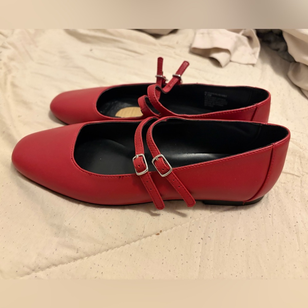 Steve Madden red Women's Mary Jane Flats